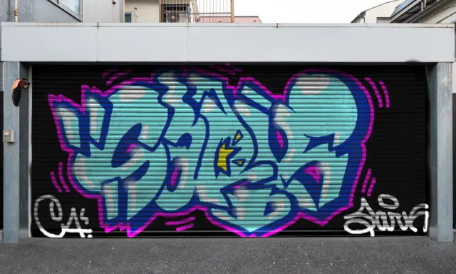 Graffiti artwork by Sark