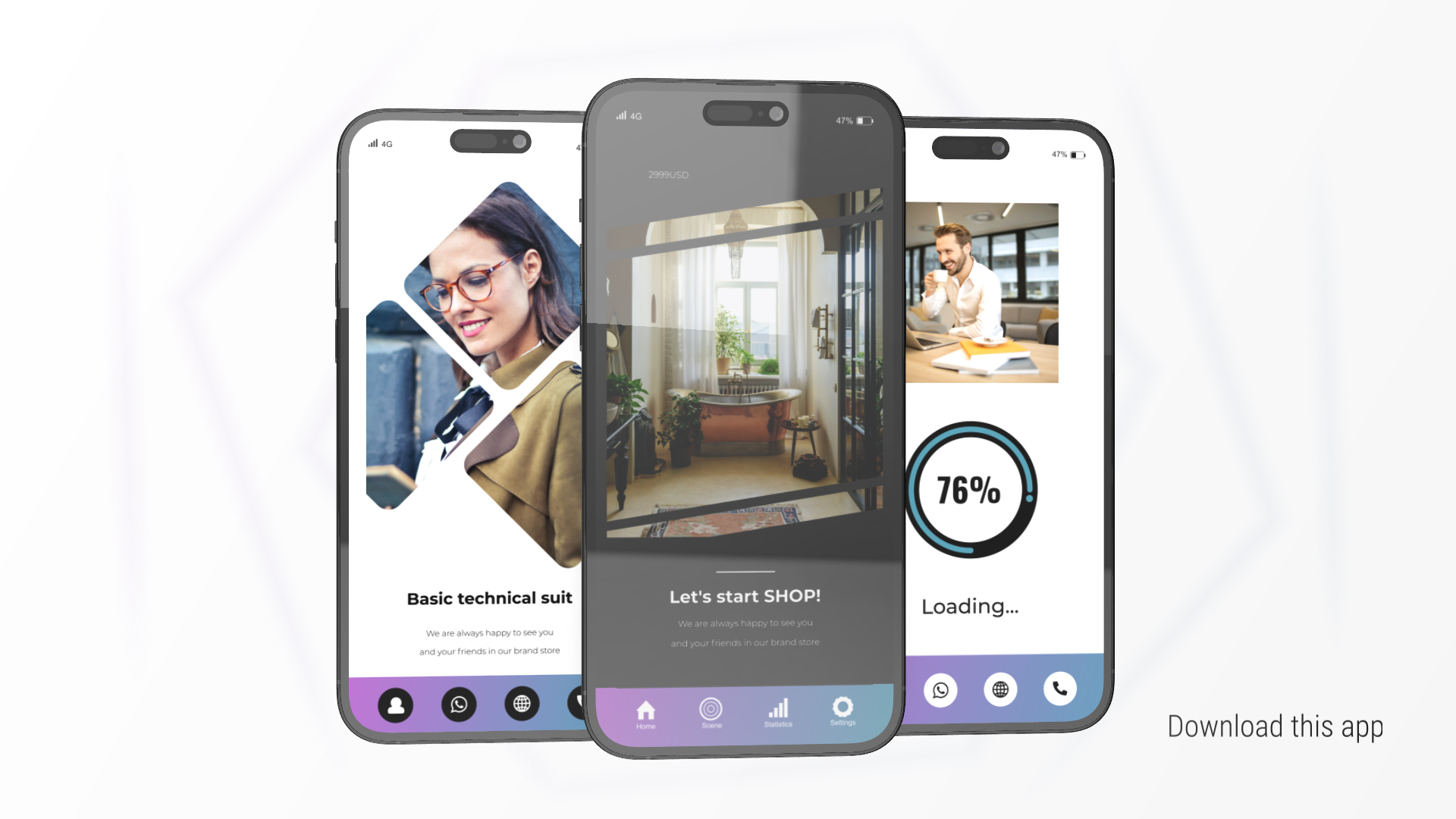 App Promo Phone 14 Pro Presentation Promotion App Promo Phone 14 Pro Presentation Promotion