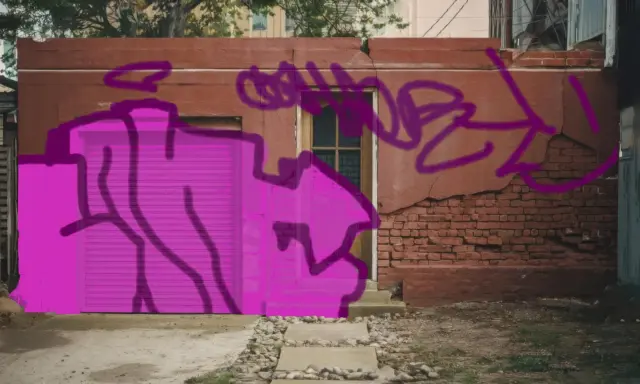 Graffiti artwork by cancer