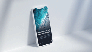 Geometric Mockup | Phone App - 4