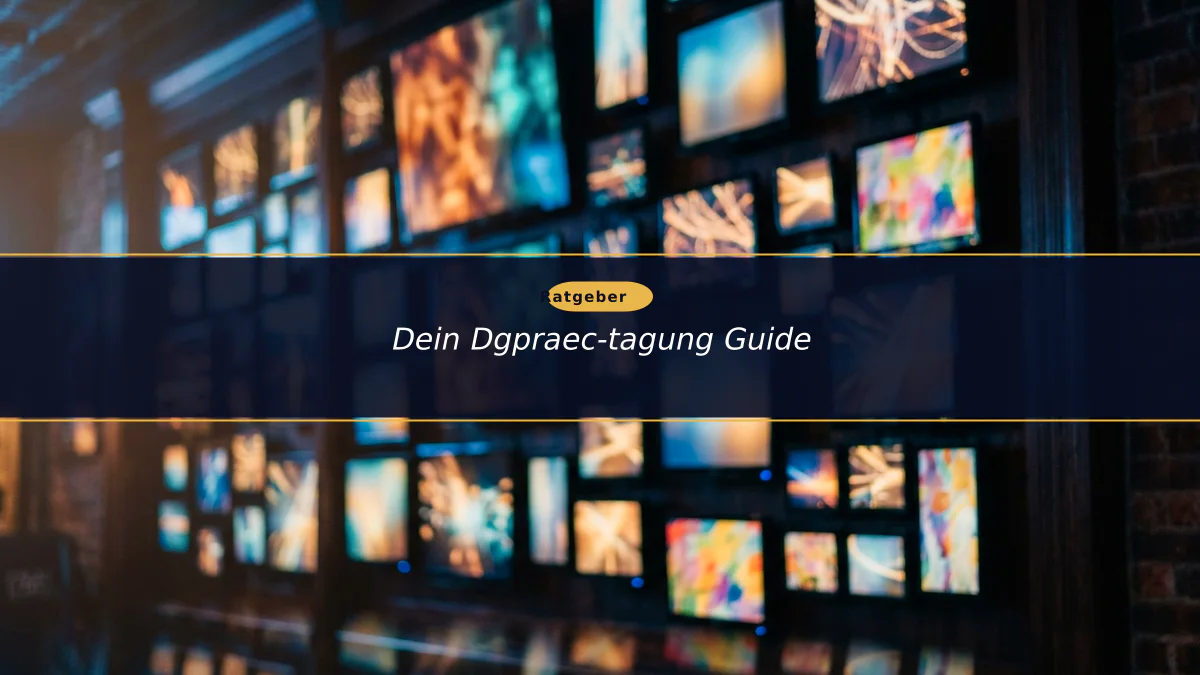 Dein Dgpraec-tagung Guide