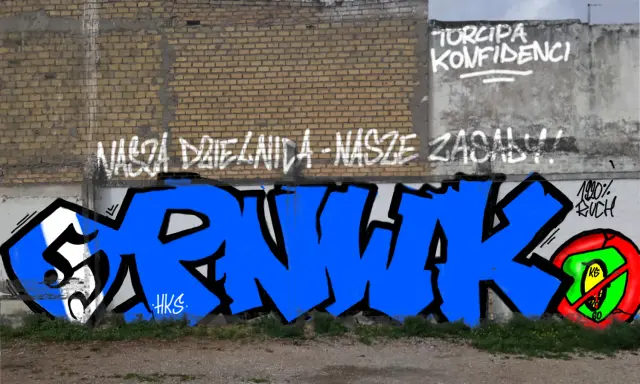 Graffiti artwork by vandald
