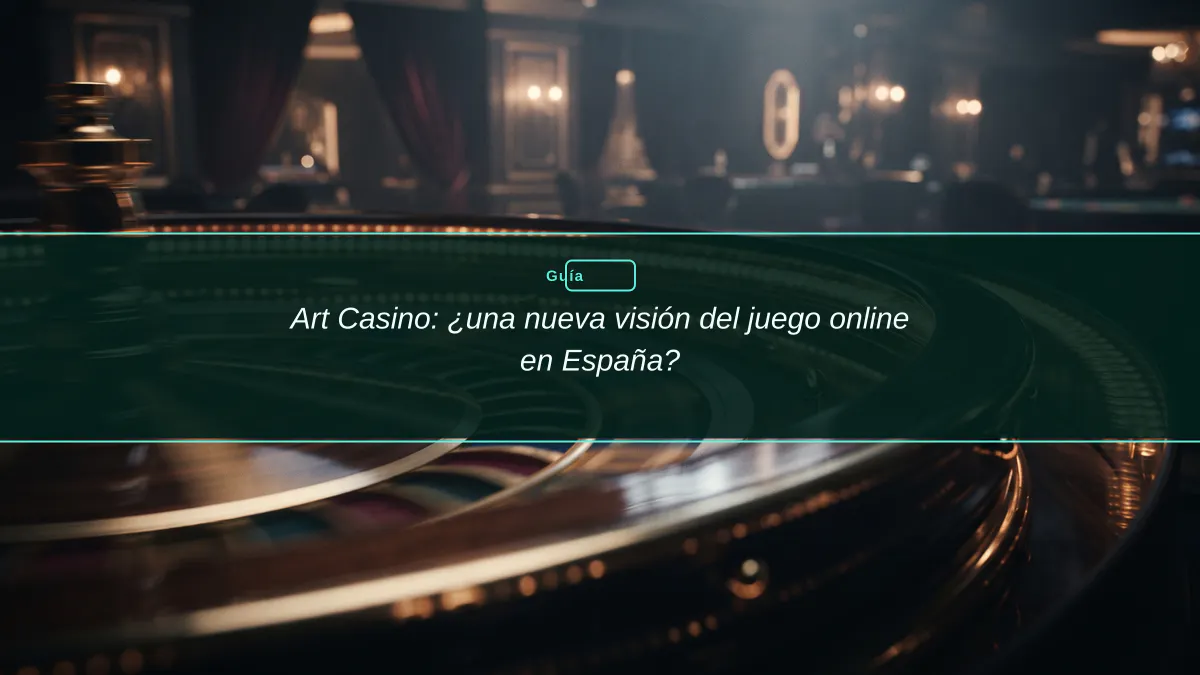 Art Casino: ¿una nueva visión del juego online en España? 1 Art Casino: ¿una nueva visión del juego online en España?