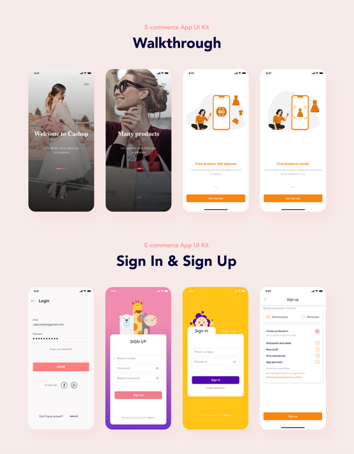 Veery E-Commerce UI Kit