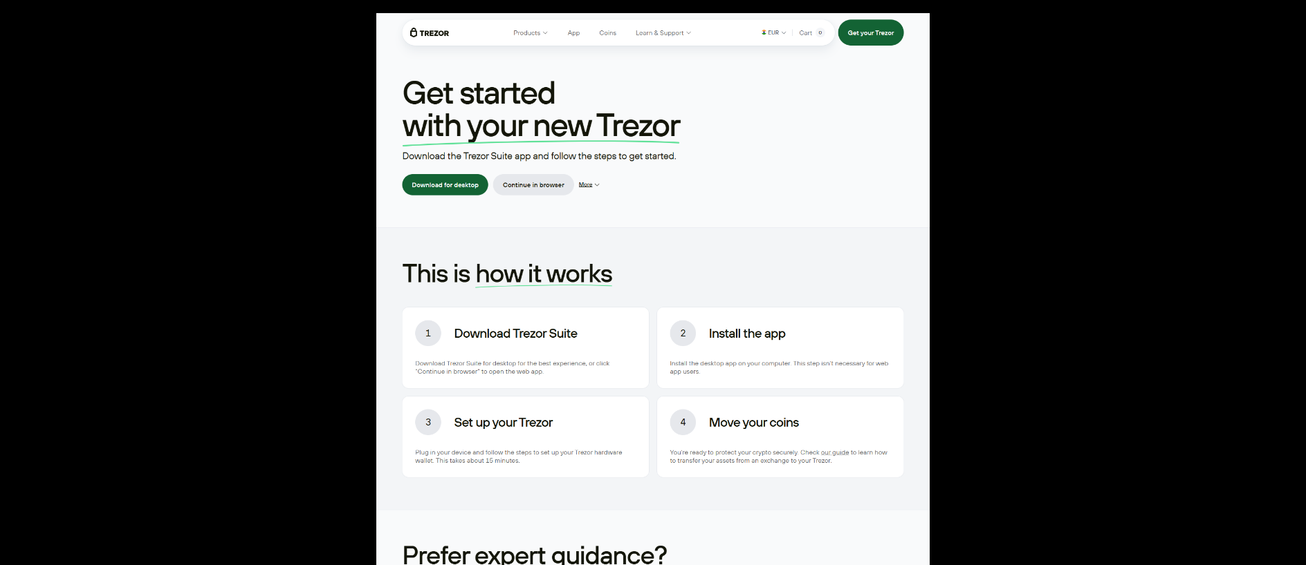 Stored capture of add-trezr-suite.pages.dev