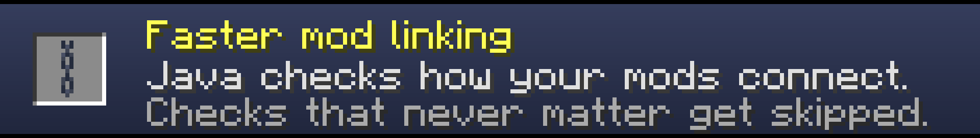 Faster mod linking