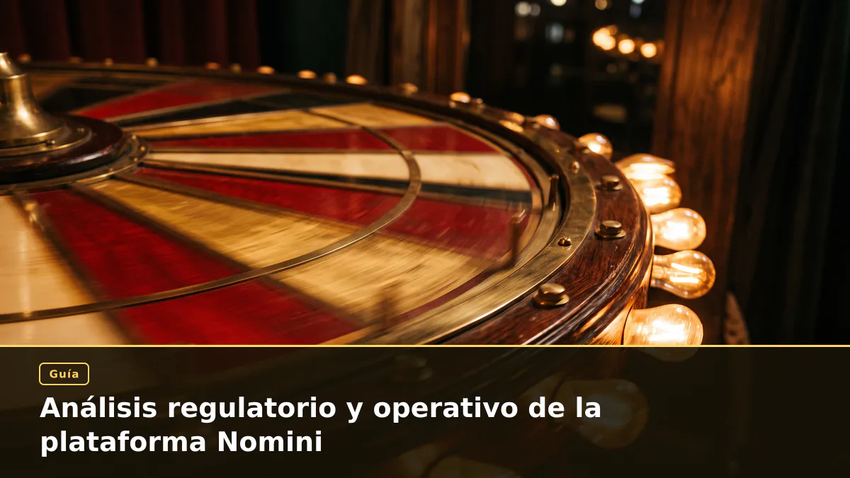 Análisis regulatorio y operativo de la plataforma Nomini
