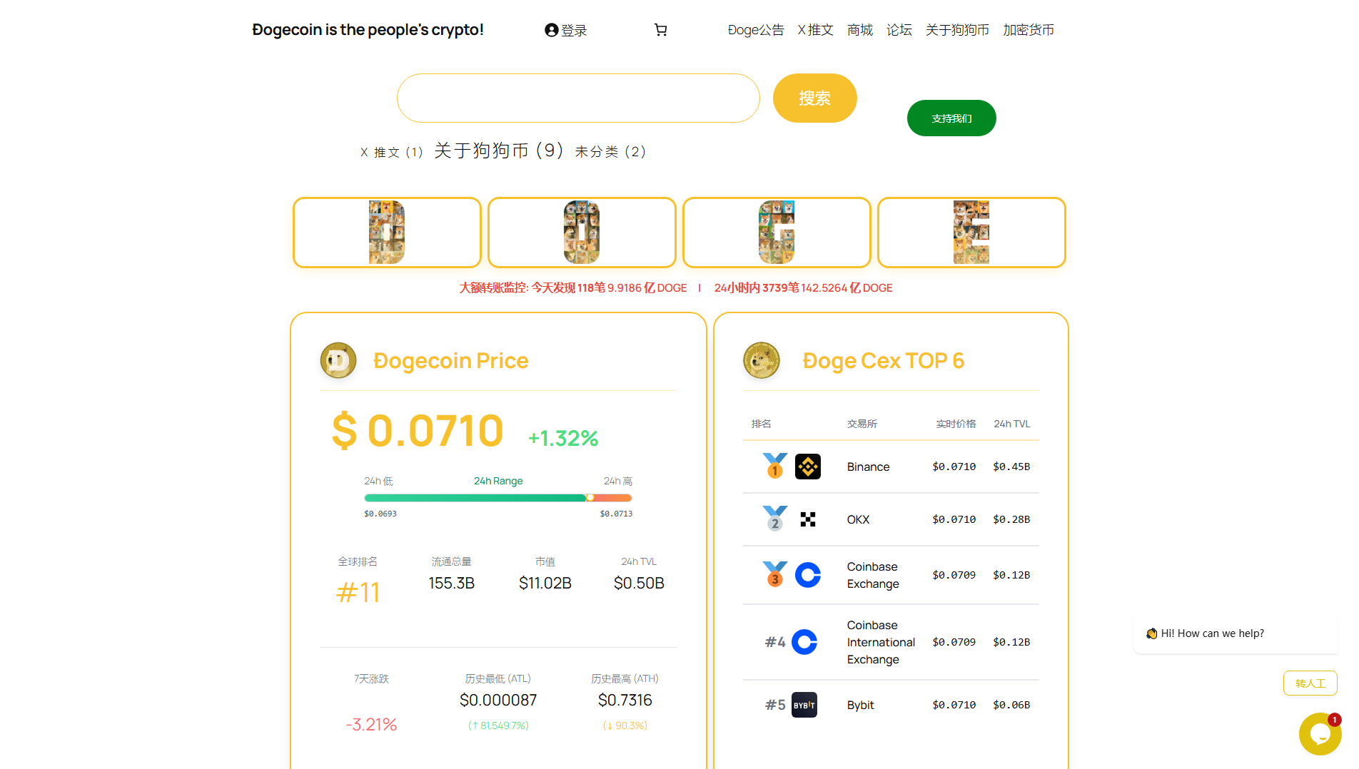 Stored capture of dogecoin.life