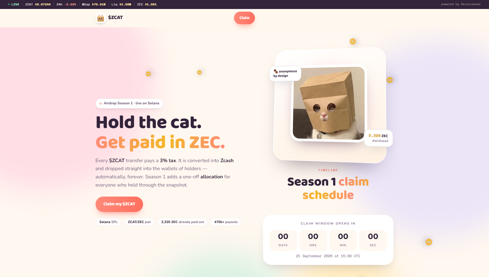 Stored capture of enroll-catecoin.com