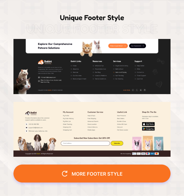 Babet - Pet Care & Shop WordPress Theme