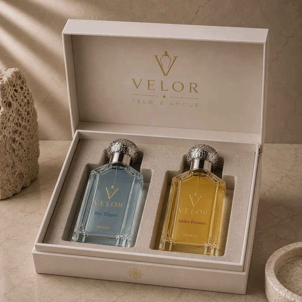 طقم عطور فاخرة من فيلور