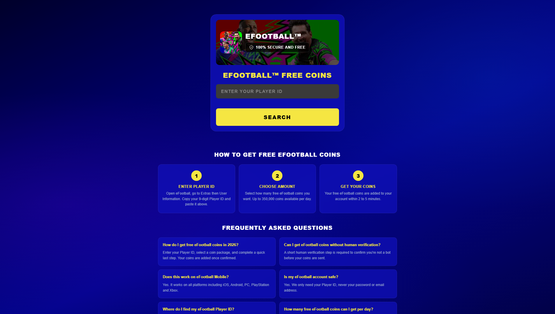 Stored capture of efootballfreecoins.com