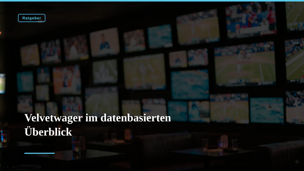 Velvetwager im datenbasierten Überblick