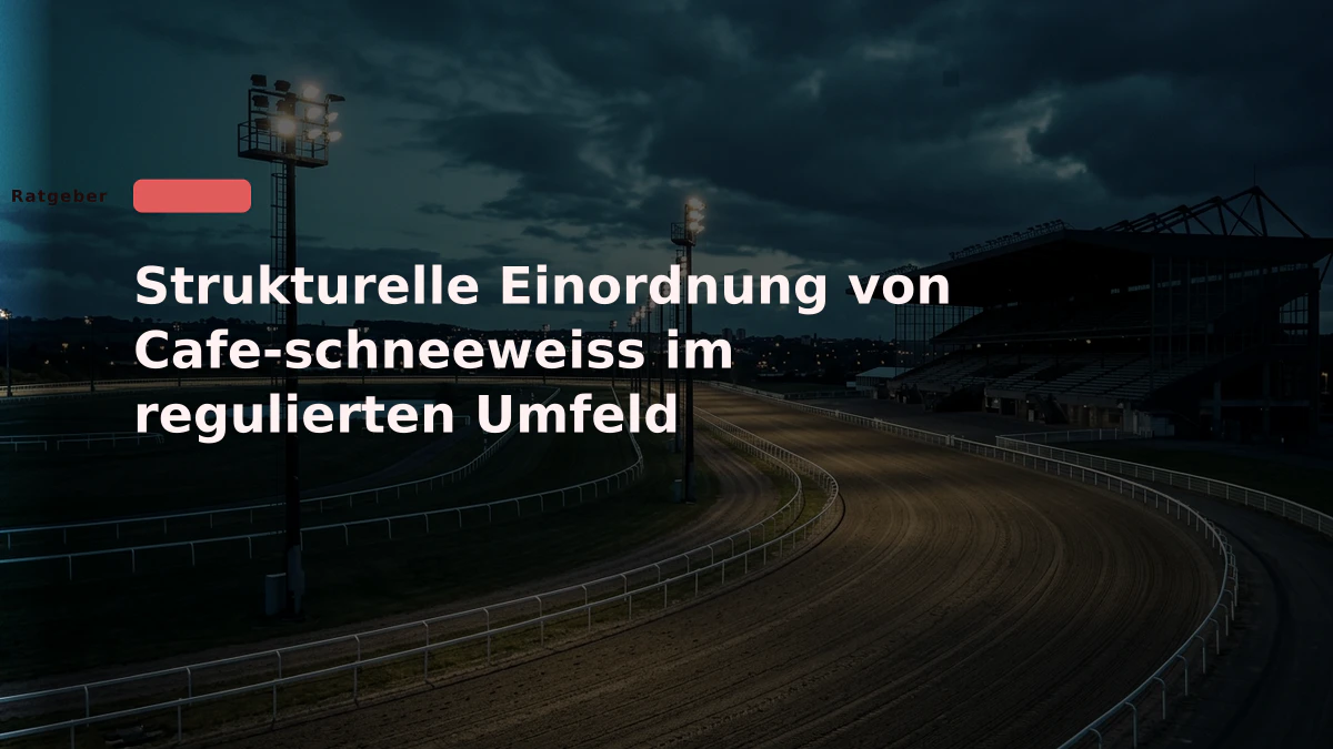 Strukturelle Einordnung von Cafe-schneeweiss im regulierten Umfeld