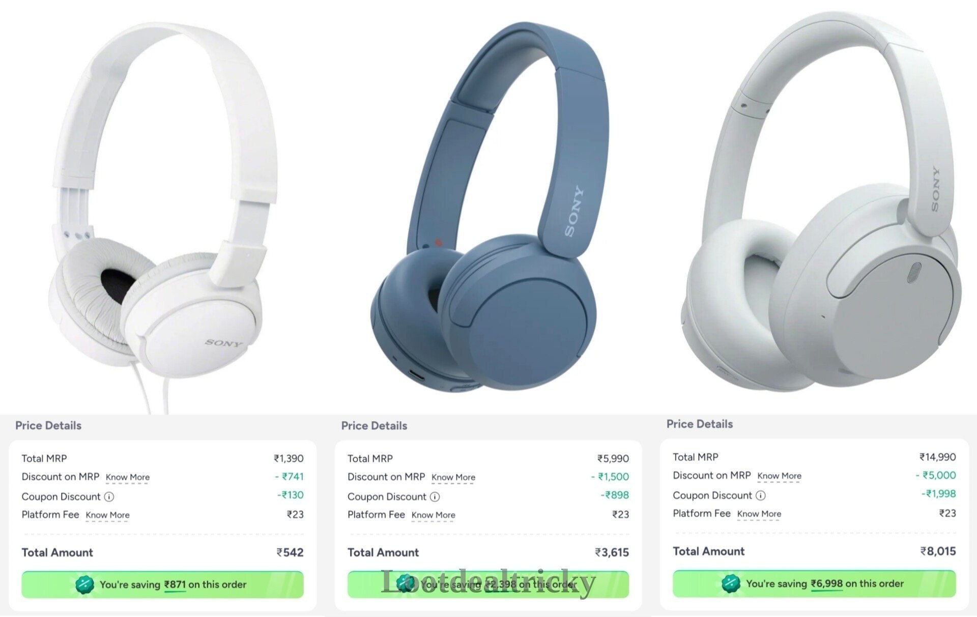 Sony Headphone Flipkart – Huge Discount Get 70% OFF Today