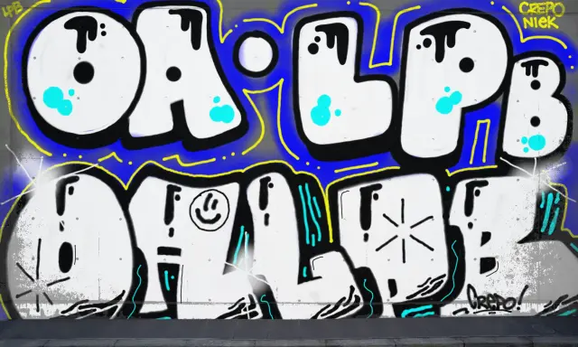 Graffiti artwork by Zkur