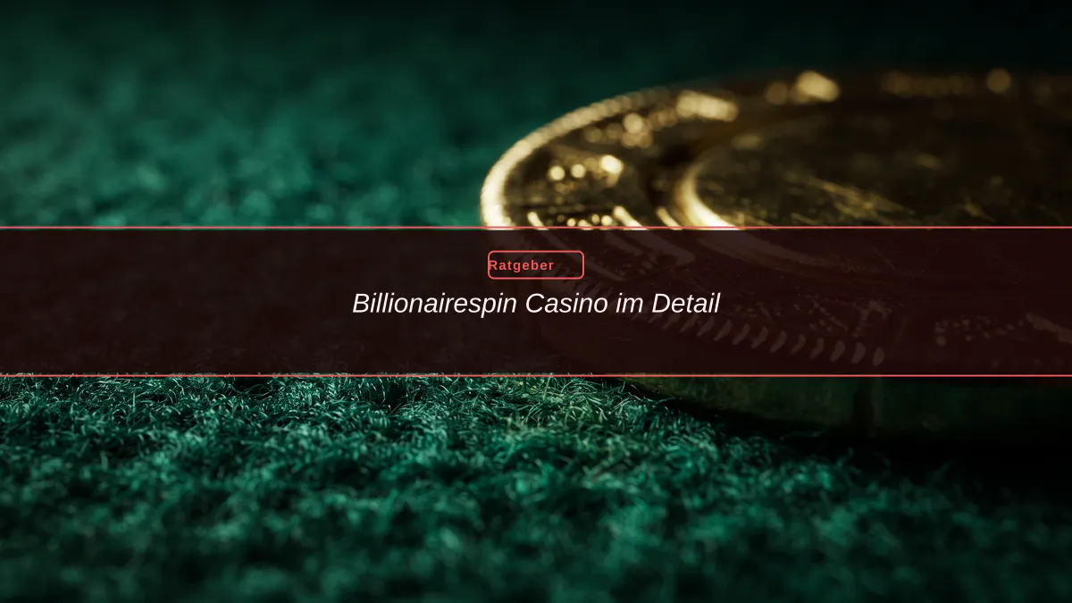 Billionairespin Casino im Detail