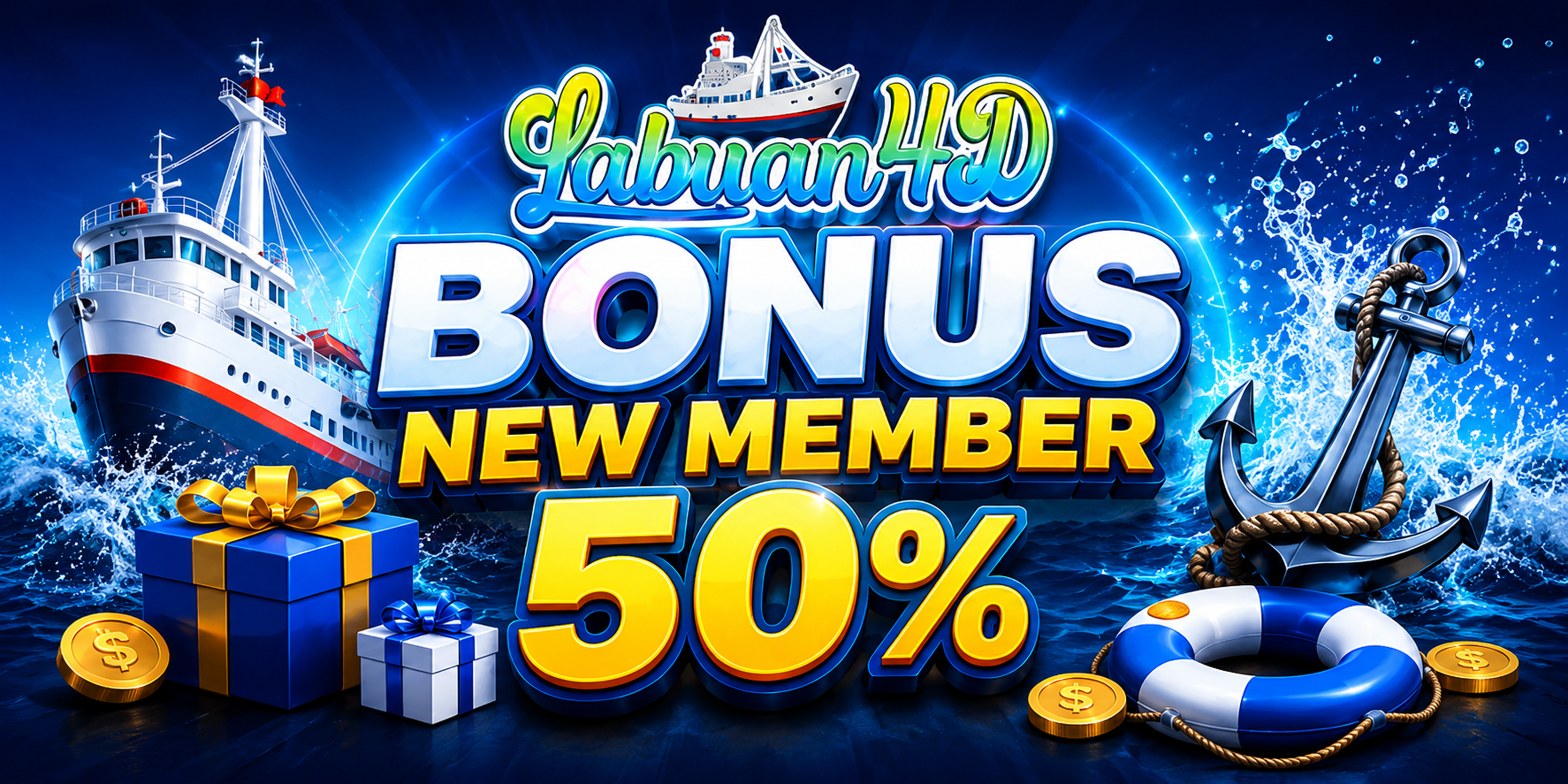BONUS NEW MEMBER 100%