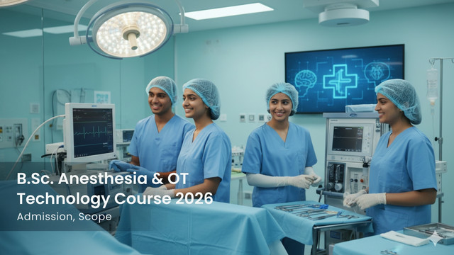 B.Sc. Anesthesia & OT Technology Course 2026 | Admission, Scope