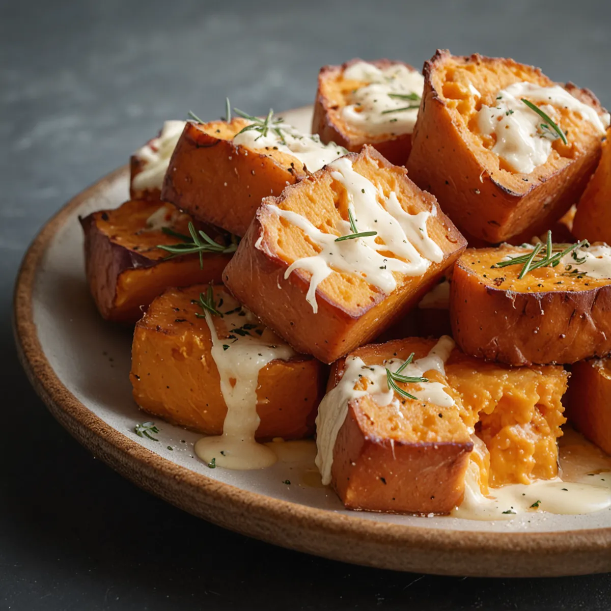 Cheesy Sweet Potato Bites