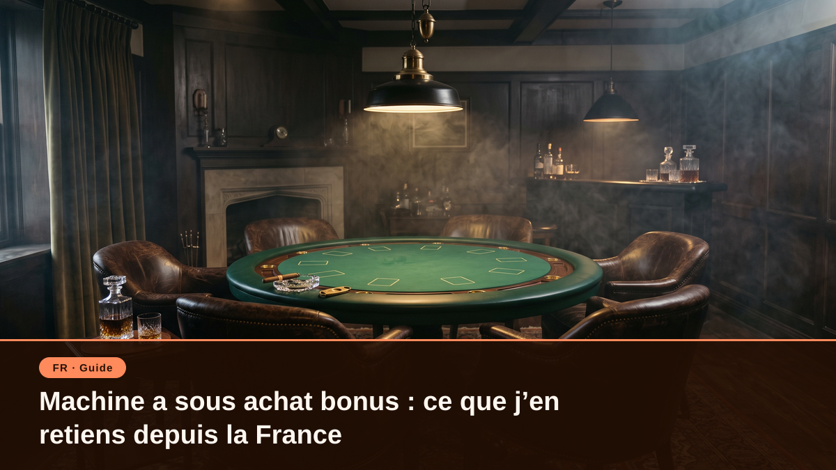 Machine a sous achat bonus : ce que j’en retiens depuis la France