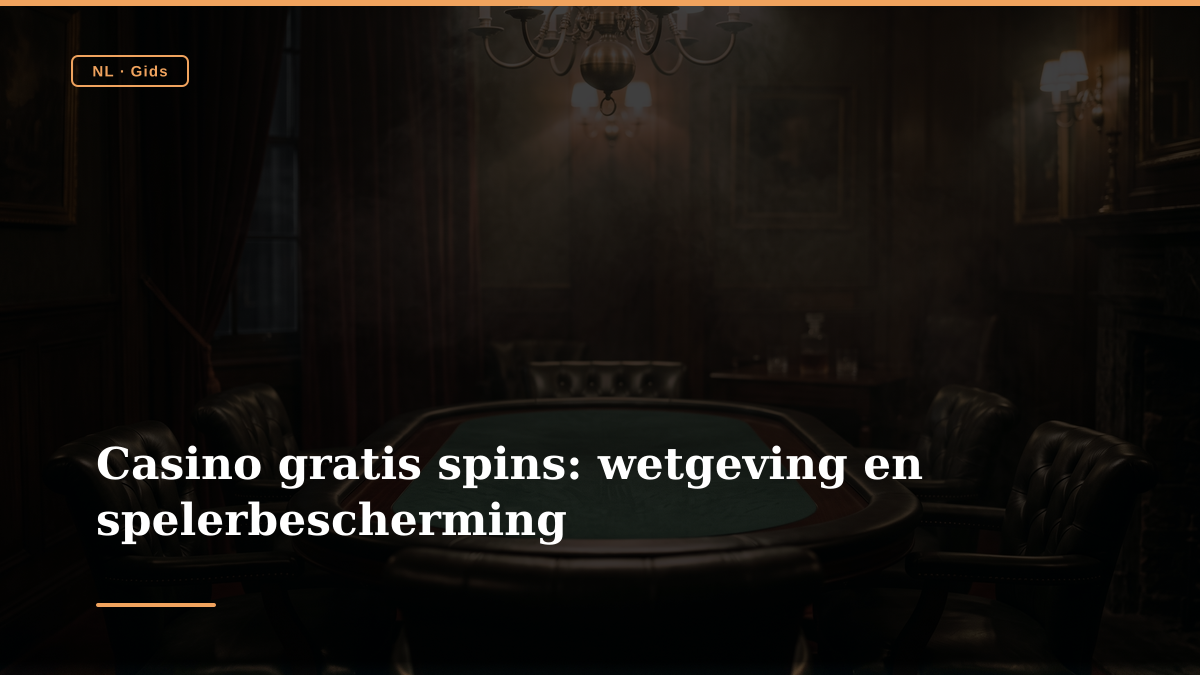 Casino gratis spins: wetgeving en spelerbescherming