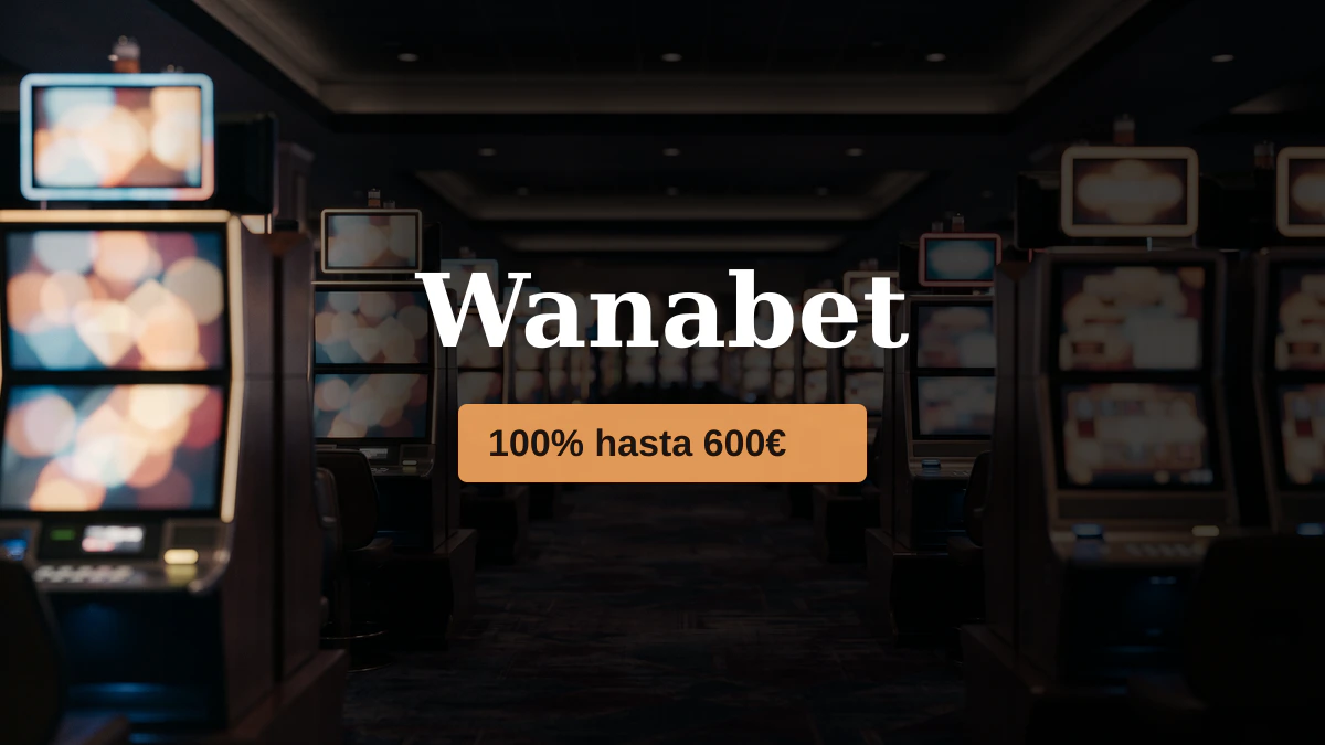 Wanabet casino - bono de bienvenida 100% hasta 600&euro;, pagos: Visa, Mastercard, PayPal, Paysafecard, Trustly