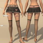 Skirt toggles