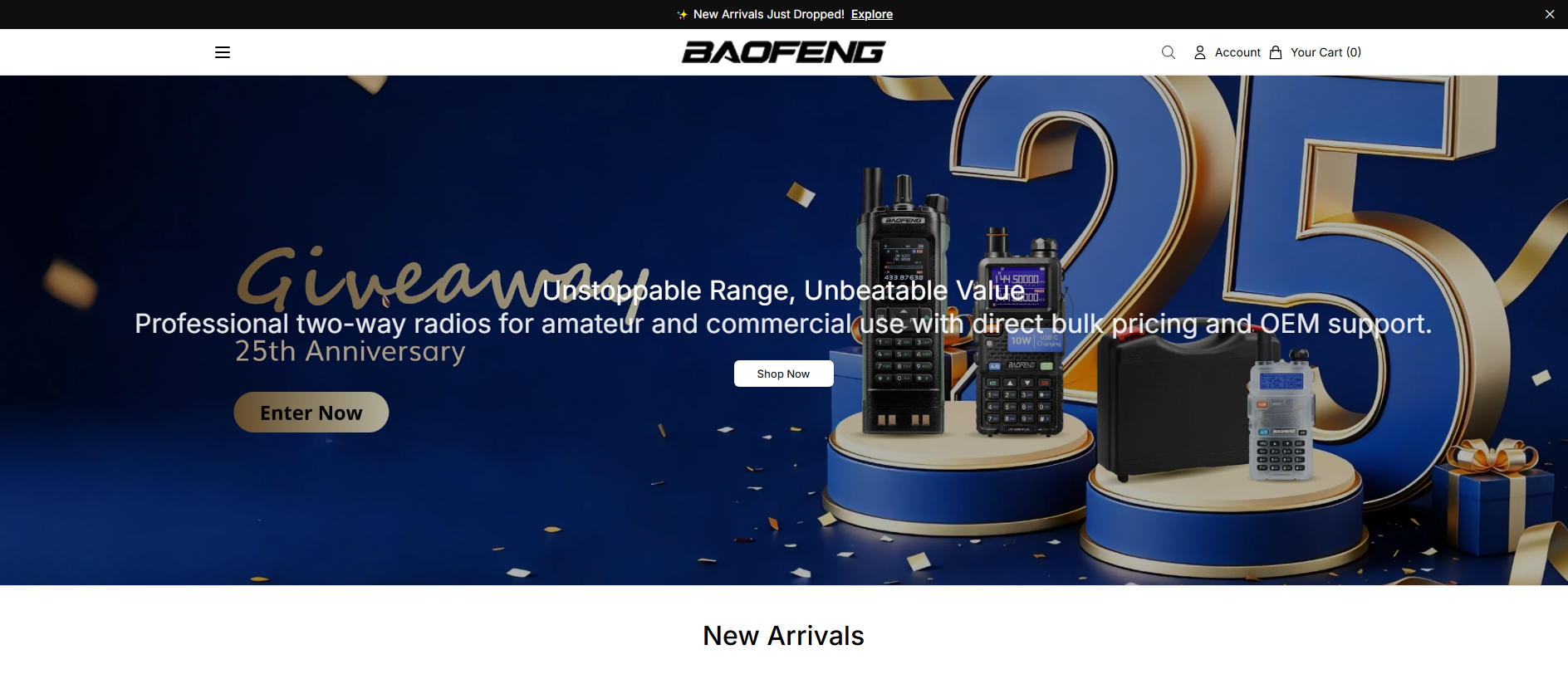 Stored capture of baofengradioshop.shop