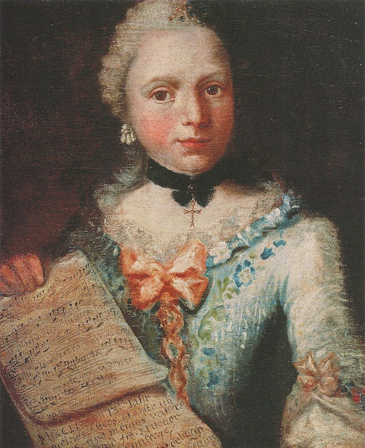 Автопортрет с нотами 1753