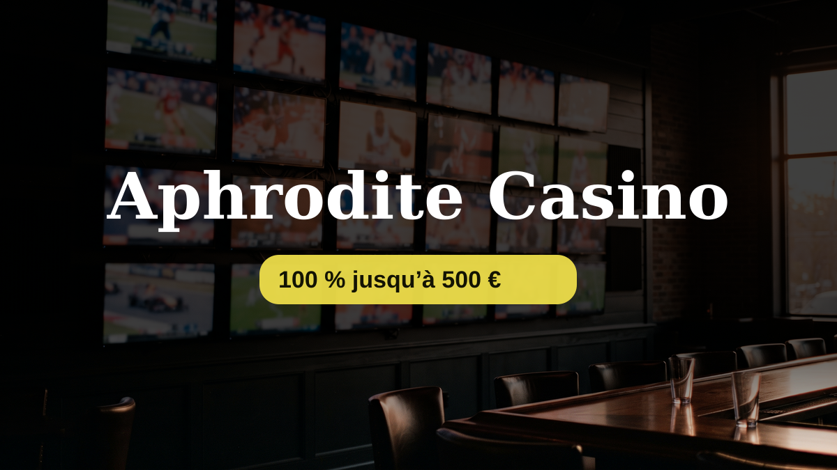 Aphrodite Casino — bonus de bienvenue 100 % jusqu’à 500 €, paiements: Visa, Mastercard, Skrill, Neteller, USDT