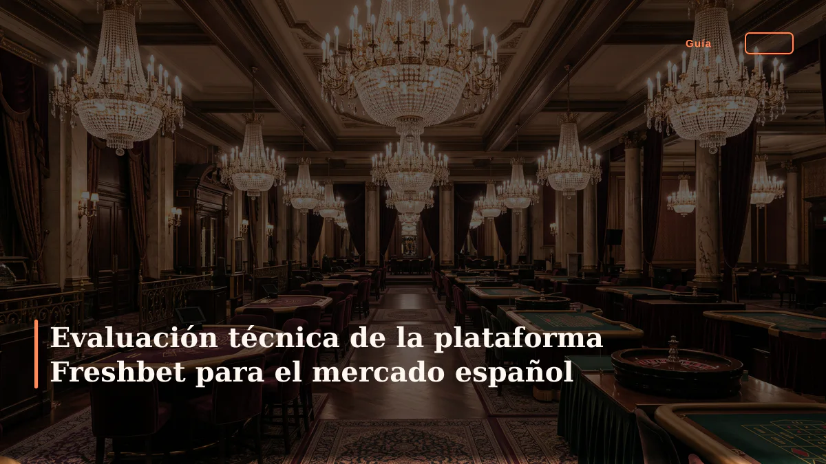 Evaluación técnica de la plataforma Freshbet para el mercado español