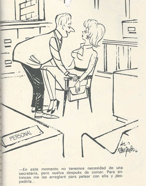 CHISTE MARAVILLOSO SECRETARIA RUBIA