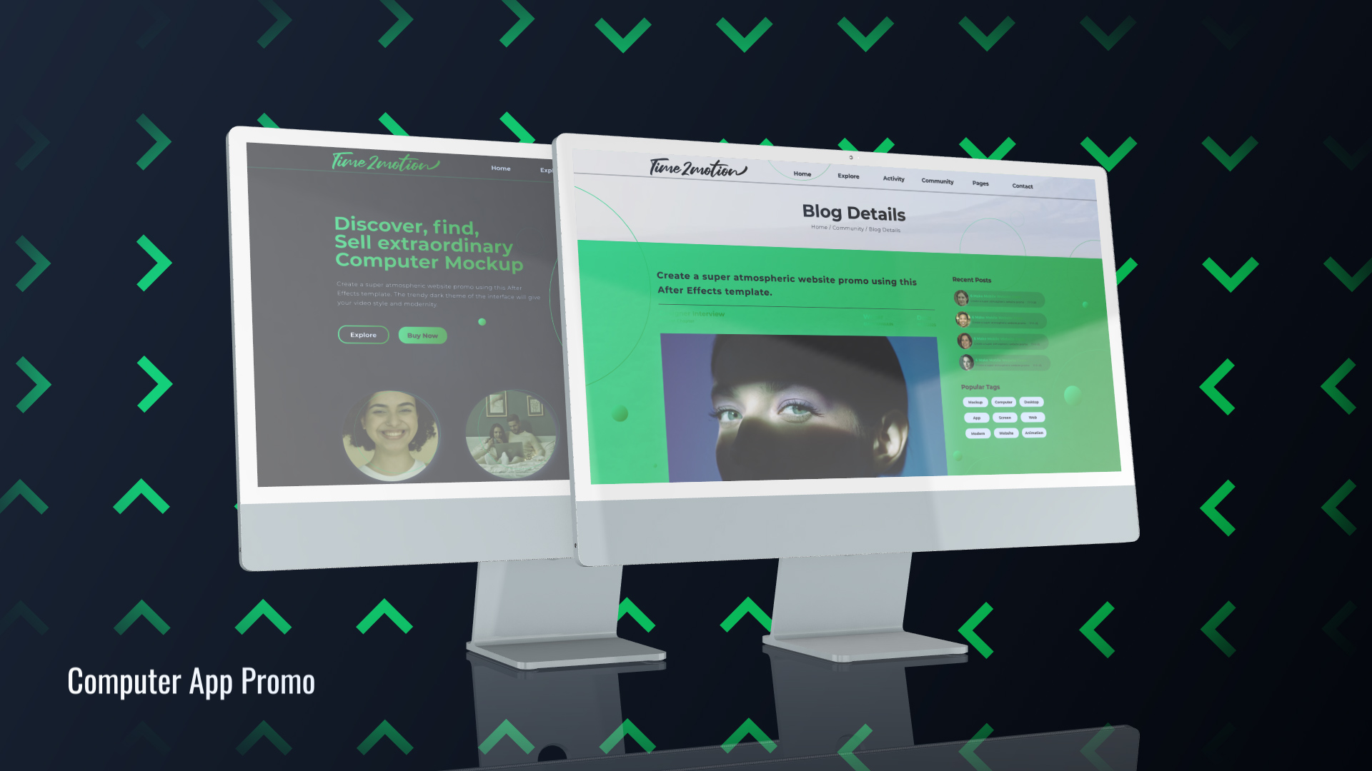 Website Promo Web Presentation