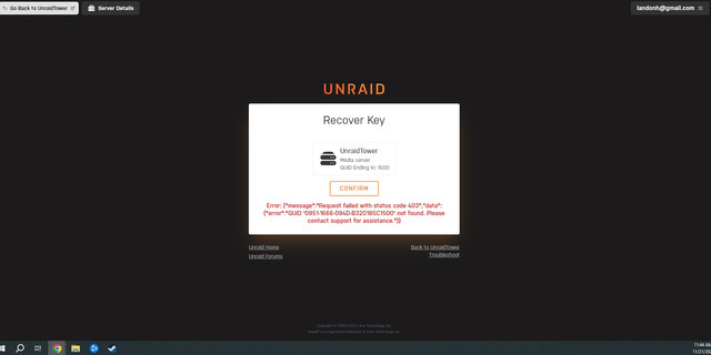 unraid-keyrecovery-error