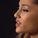 ariana talking.gif