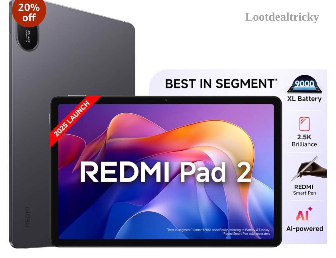 Redmi Pad 2 – Just ₹13750 | Loot Deal