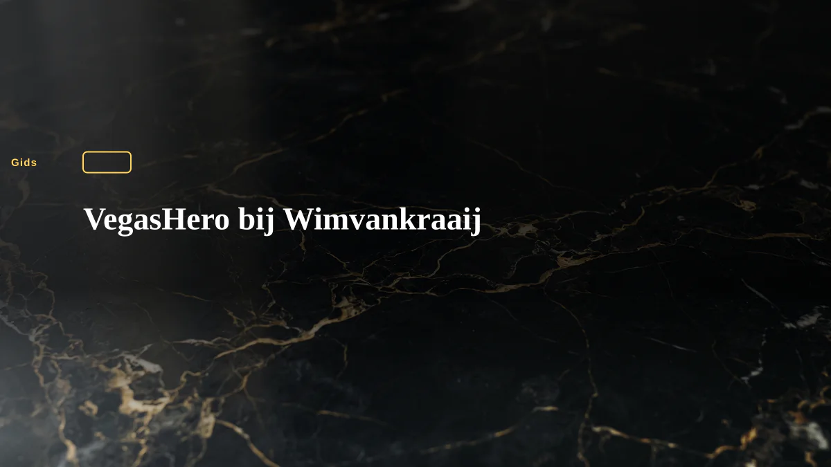 VegasHero bij Wimvankraaij