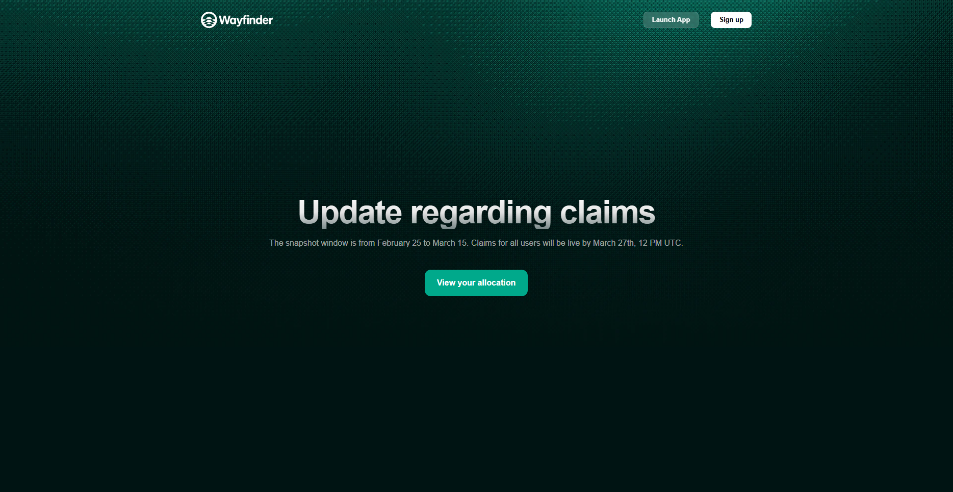 Stored capture of event-wayfinder.xyz