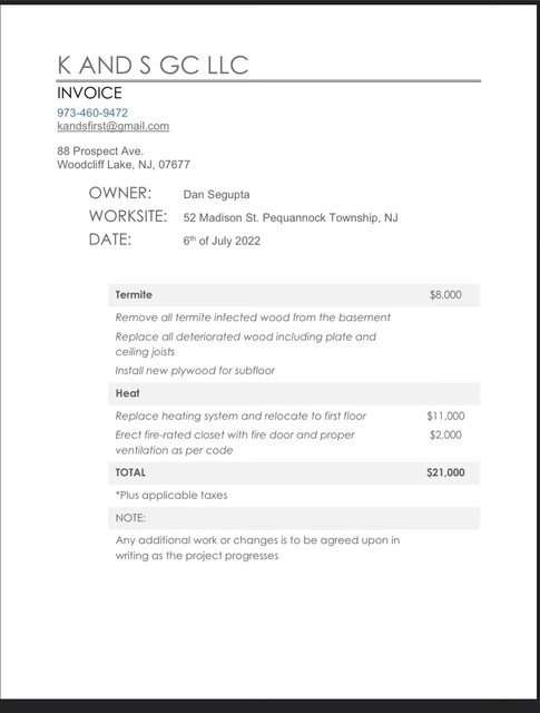 invoice