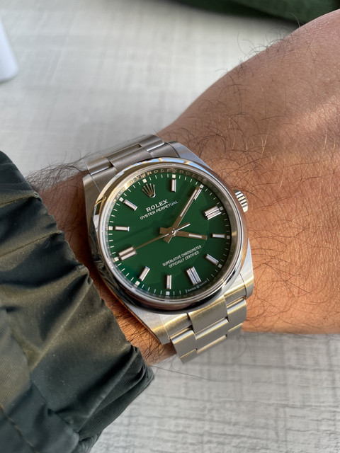 Nuovo arrivo! Rolex Oyster Perpetual 36 Verde