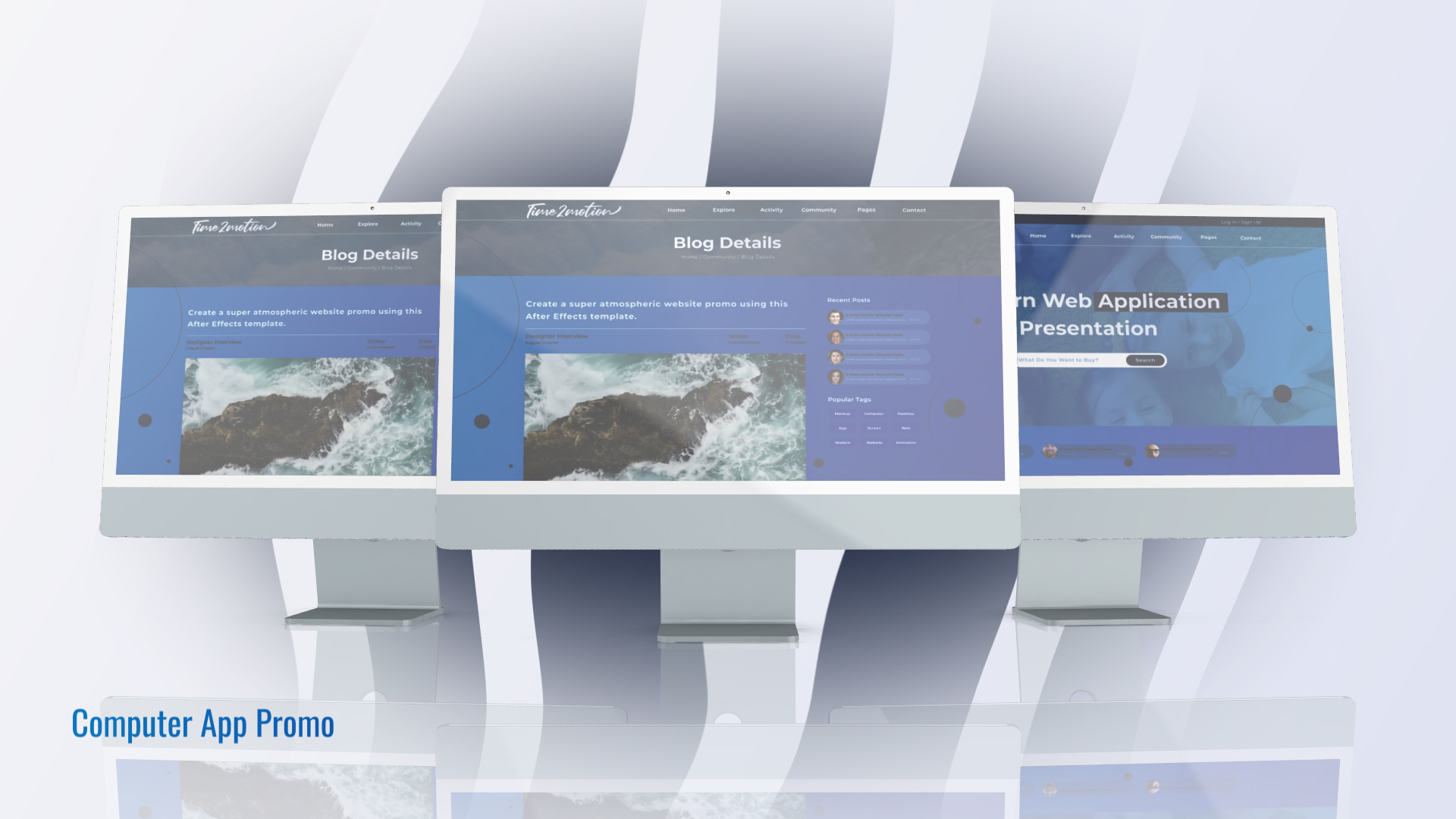 Mock-Up Desktop Presentation