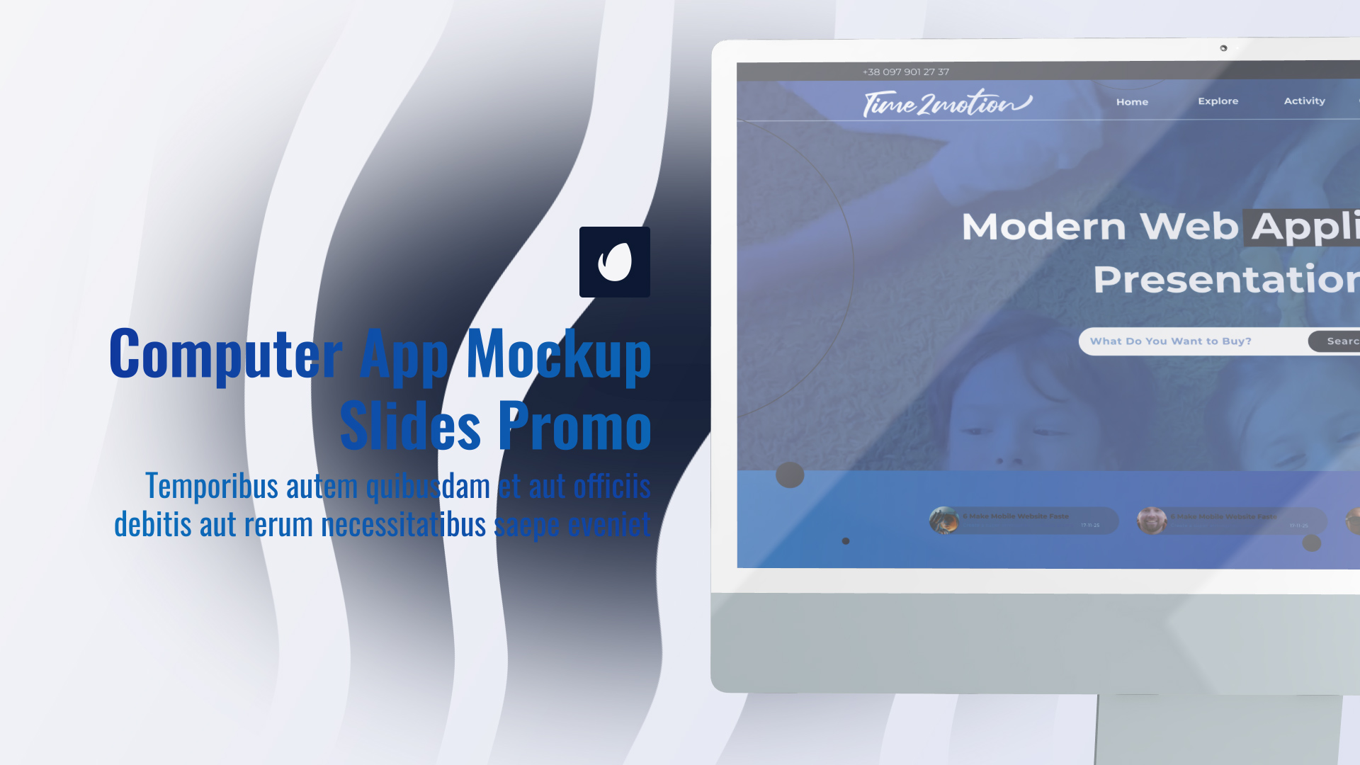 Mock-Up Desktop Presentation