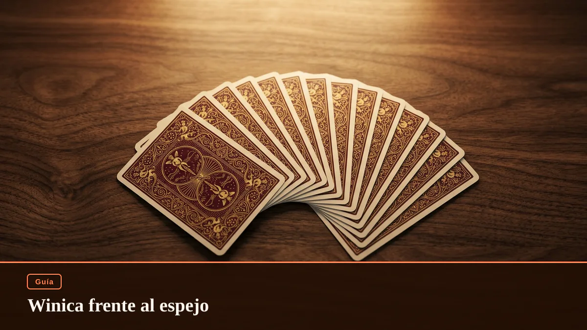 Winica frente al espejo
