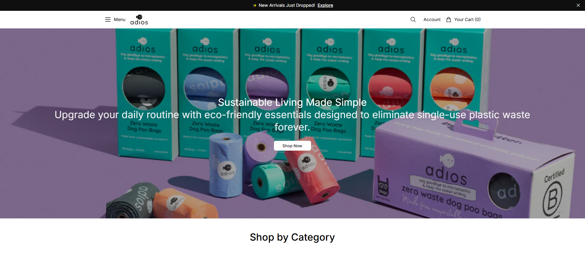 Stored capture of adiosplastic.shop