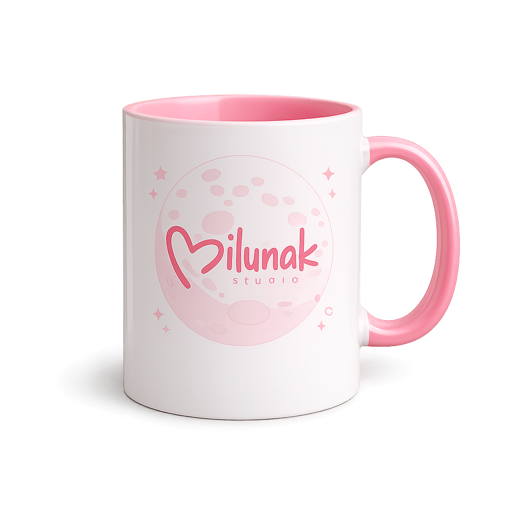 Mugs de cerámica personalizados con logo Milunak