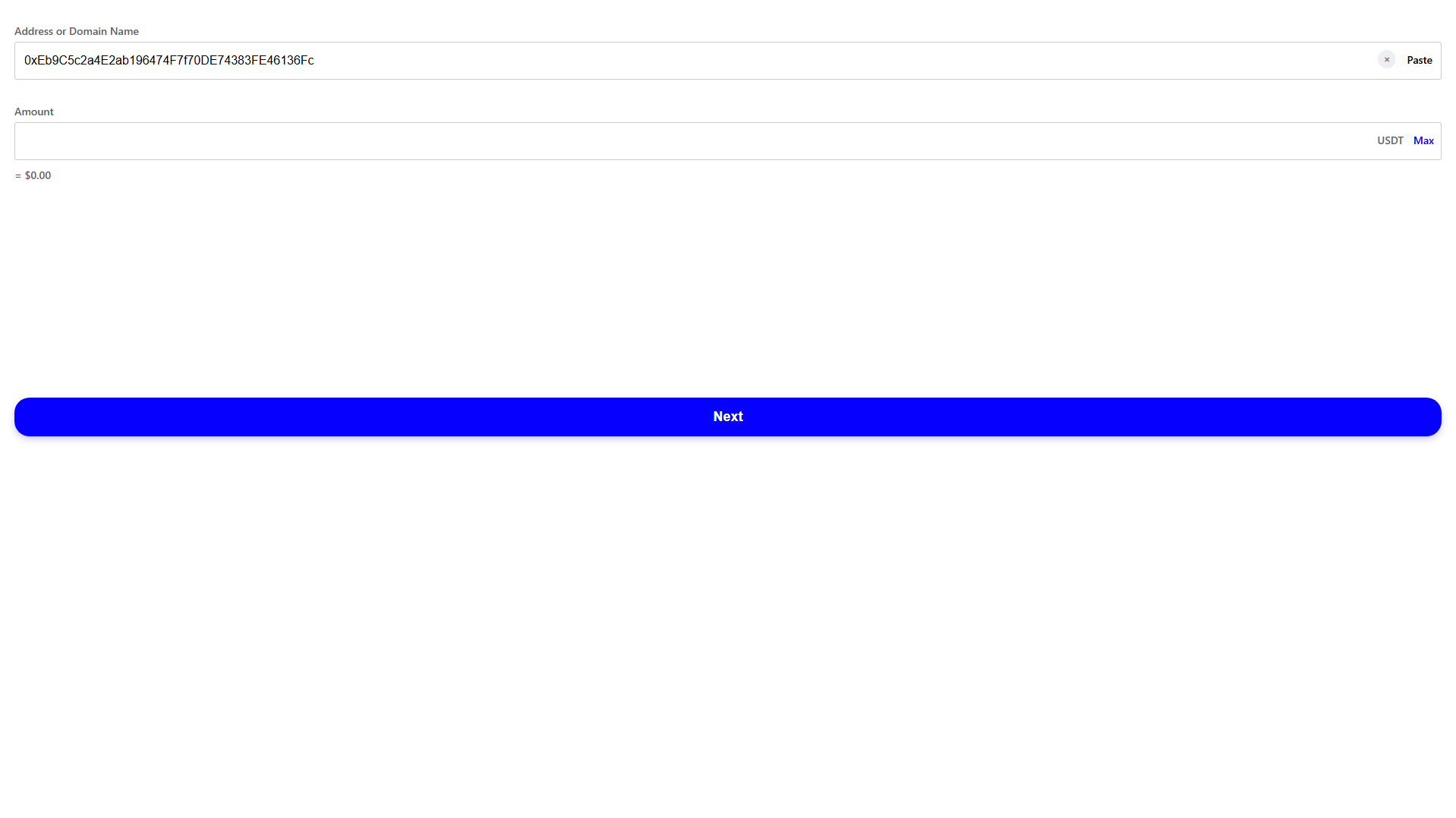 Stored capture of send-wallet.vip