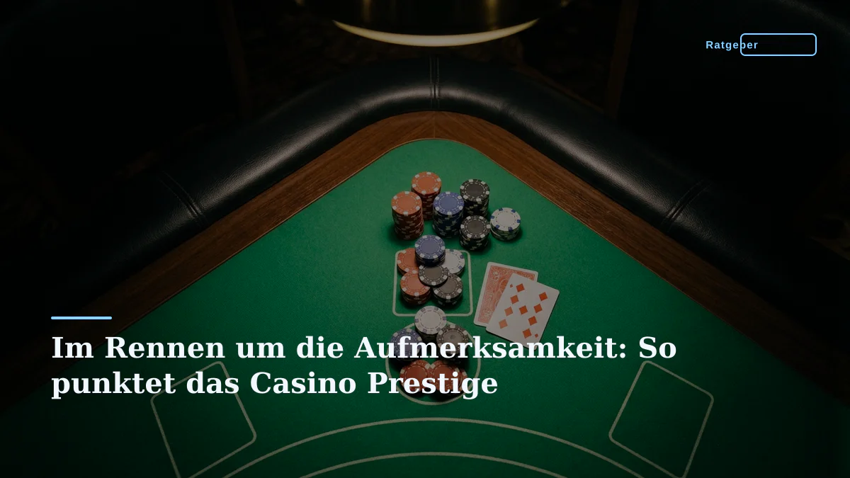 Im Rennen um die Aufmerksamkeit: So punktet das Casino Prestige