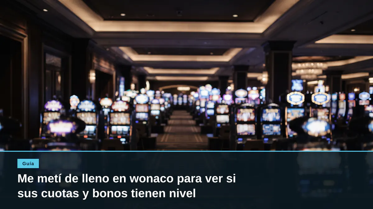 Me metí de lleno en wonaco para ver si sus cuotas y bonos tienen nivel