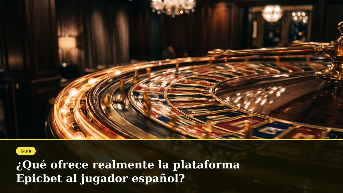 ¿Qué ofrece realmente la plataforma Epicbet al jugador español?